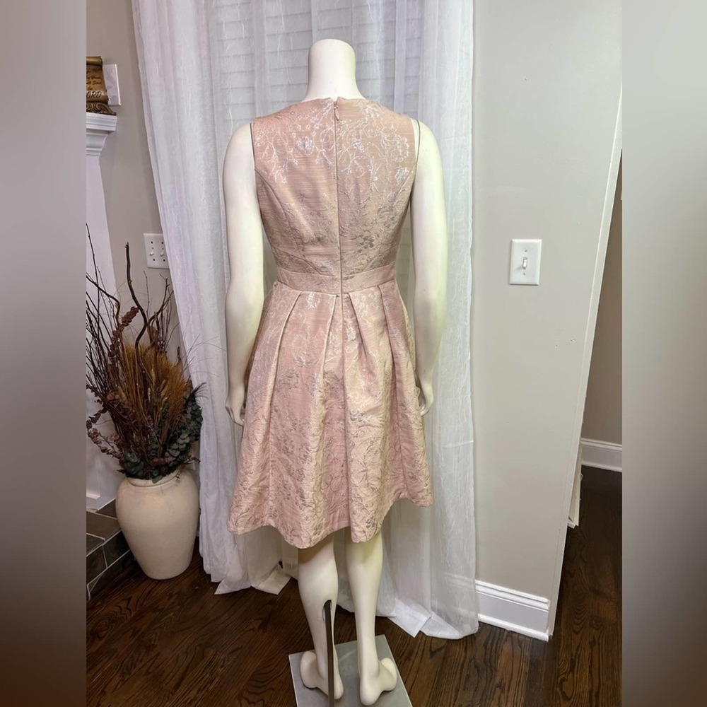 1-Eva Mendes Dusty Rose with silver metallic dress SZ. 2 - Picture 6 of 10